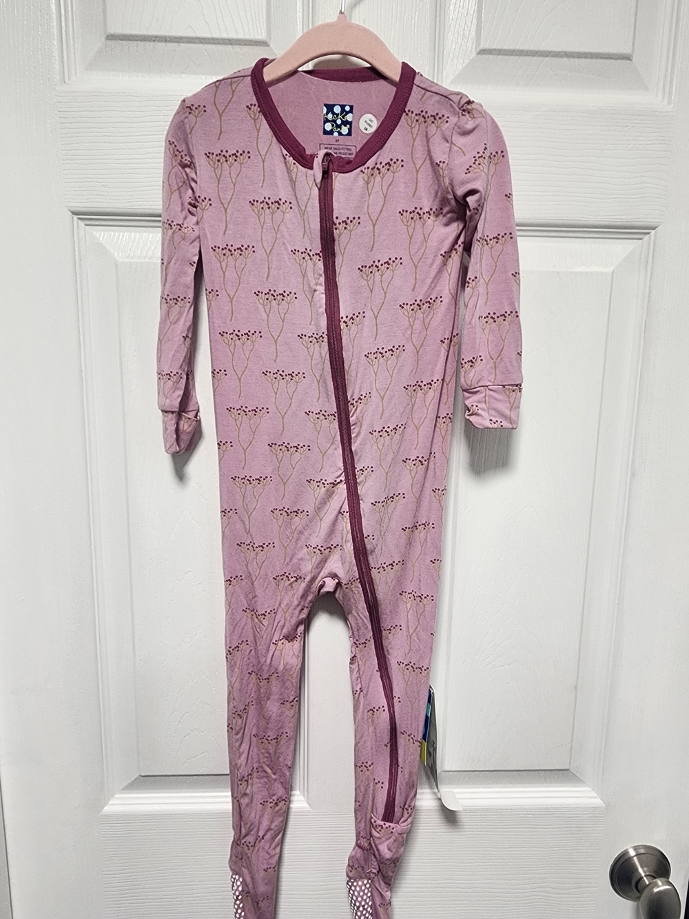 Kickee Pants Footed One-Piece Bamboo Pajamas 3T